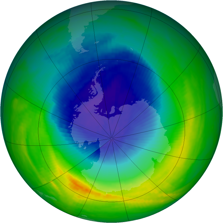 Ozone Map 1991-10-27